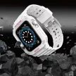 Protect óraszíj Band Apple Watch 7/SE, 38/40/41mm ütésálló tok és óraszíj, fehér