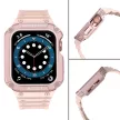 Protect óraszíj Band Apple Watch 7/SE, 38/40/41mm ütésálló tok és óraszíj, rózsaszín