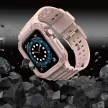 Protect óraszíj Band Apple Watch 7/SE, 38/40/41mm ütésálló tok és óraszíj, rózsaszín