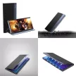 New Sleep Case Xiaomi Redmi Note 10/Note 10S oldalra nyíló tok, rózsaszín