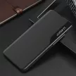 Eco Leather View Case Xiaomi Redmi Note 10/Note 10S oldalra nyíló tok, fekete