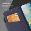Dux Ducis Skin X2 iPhone 14 oldalra nyíló tok sötétkék