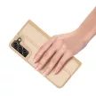 Dux Ducis Skin Pro Samsung Galaxy S22 Plus oldalra nyíló tok, arany