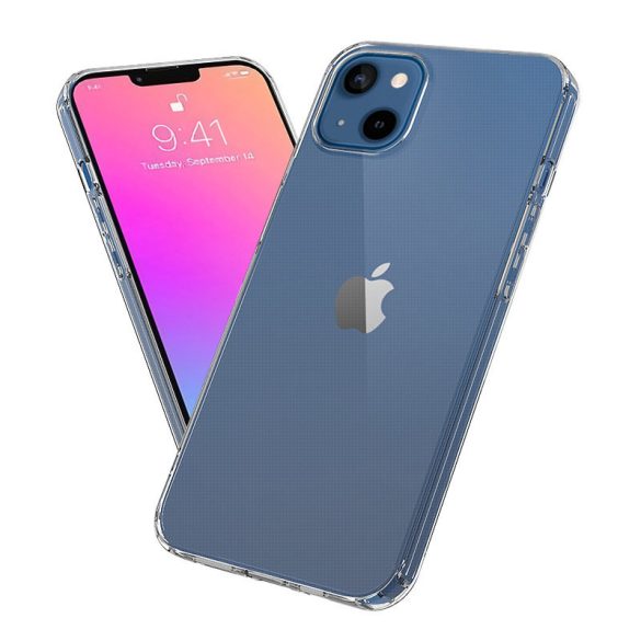 iPhone 13 Pro Max Slim Case 0.5mm szilikon hátlap, tok, átlátszó