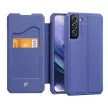 Dux Ducis Skin X Samsung Galaxy S22 Plus oldalra nyíló tok, sötétkék