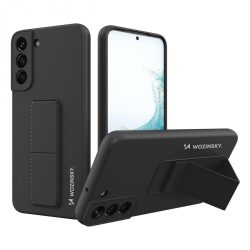   Wozinsky Kickstand Case Samsung Galaxy S22 Plus szilikon hátlap, tok, fekete
