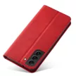 Magnet Fancy Case Samsung Galaxy S22 Plus oldalra nyíló tok, piros