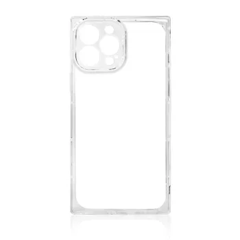 Square Clear Case iPhone 13 Pro hátlap, tok, átlátszó