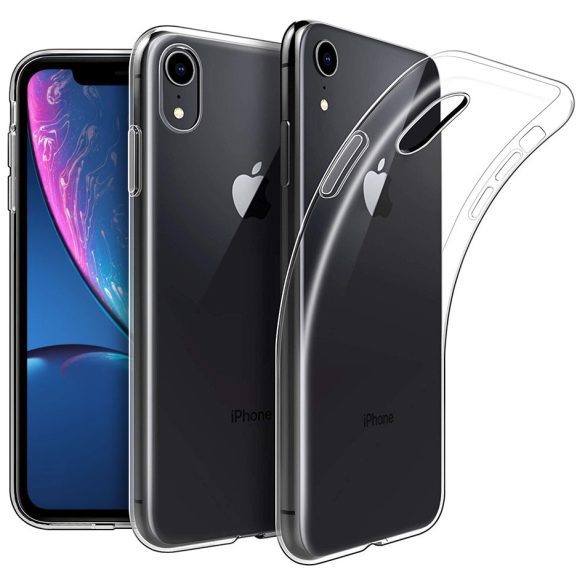 iPhone Xr Slim Case 0.5mm szilikon hátlap, tok, átlátszó