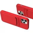 Card Case Silicone Samsung Galaxy S22 Ultra hátlap, tok, fehér