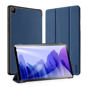   Dux Ducis Domo Series Samsung Galaxy Tab A7 10.4" T500/T505 (2020) oldalra nyíló smart tok, sötétkék