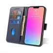 Smart Elegant iPhone 14 Pro oldalra nyíló tok, sötétkék