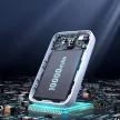Joyroom JR-W020 PD 3.0 & QC 3.0 Power Bank and Qi Wireless Charger, MagSafe kompatibilis, 10000 mAh, 15W hordozható külső akkumulátor és vezeték nélküli Qi töltő, fekete