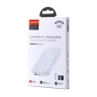 Joyroom JR-W020 PD 3.0 & QC 3.0 Power Bank and Qi Wireless Charger, MagSafe kompatibilis, 10000 mAh, 15W hordozható külső akkumulátor és vezeték nélküli Qi töltő, fekete