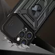 Hybrid Armor Camshield Case iPhone 14 Pro ütésálló hátlap, tok, fekete