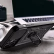 Hybrid Armor Camshield Case iPhone 14 Pro ütésálló hátlap, tok, fekete