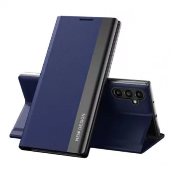   Sleep Case Pro Samsung Galaxy S23 Plus oldalra nyíló tok sötétkék