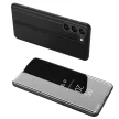 Clear View Case cover Samsung Galaxy S23 Plus oldalra nyíló tok fekete