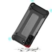 Hybrid Armor Tough Rugged Samsung Galaxy S23 Ultra ütésálló hátlap, tok, fekete