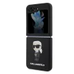 Karl Lagerfeld Samsung Galaxy Z Flip 5 Silicone Ikonik (KLHCZF5SNIKBCK) hátlap, tok, fekete