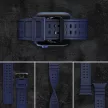 Triple Protection Strap Apple Watch 1/2/3/4/5/6/7/8/9/SE/Ultra, 42/44/45/49mm óraszíj, sötétkék