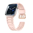Triple Protection Strap Apple Watch 1/2/3/4/5/6/7/8/9/SE/Ultra, 42/44/45/49mm óraszíj, rózsaszín