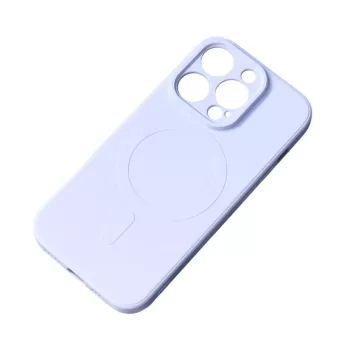   MagSafe Silicone Case iPhone 15 Pro MagSafe hátlap, tok, világoskék