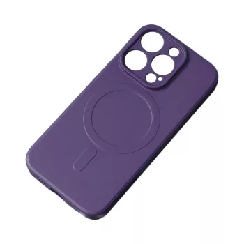   MagSafe Silicone Case iPhone 15 Pro MagSafe hátlap, tok, lila