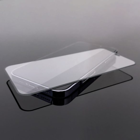 Wozinsky iPhone 15 2db Glass Screen 5D Full Glue teljes kijelzős edzett üvegfólia, 9H keménységű, tokbarát, fekete