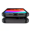 Hybrid Armor Tough Rugged iPhone 15 Pro ütésálló hátlap, tok, fekete