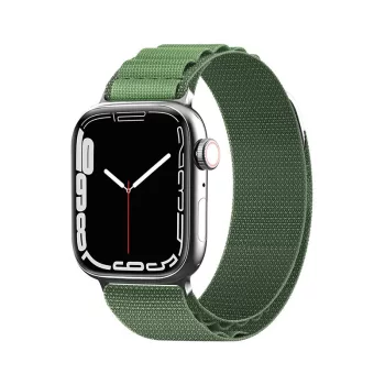   Alpine óraszíj Apple Watch 1/2/3/4/5/6/7/8/SE/SE2/Ultra, 42/44/45/49mm óraszíj, sötétzöld
