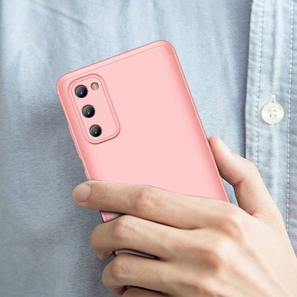 Full Body Case 360 Samsung Galaxy A41 hátlap, tok, rózsaszín