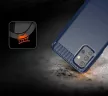 Carbon Case Flexible Samsung Galaxy A32 5G hátlap, tok, kék