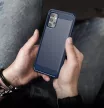 Carbon Case Flexible Samsung Galaxy A32 5G hátlap, tok, kék