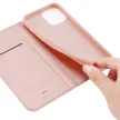 Dux Ducis Skin Pro iPhone 14 oldalra nyíló tok, rozé arany