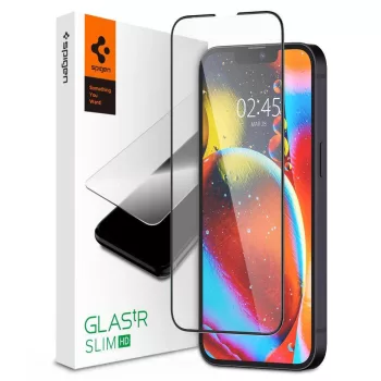   Spigen iPhone 13/13 Pro 5D teljes kijelzős edzett üvegfólia (tempered glass) 9H keménységű, átlátszó