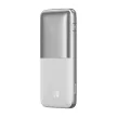 Baseus PPBD040002 Bipow Power Bank, hordozható külső akkumulátor 2xUSB/USB-C, USB-C kábellel, 10000 mAh, 22.5W, fehér