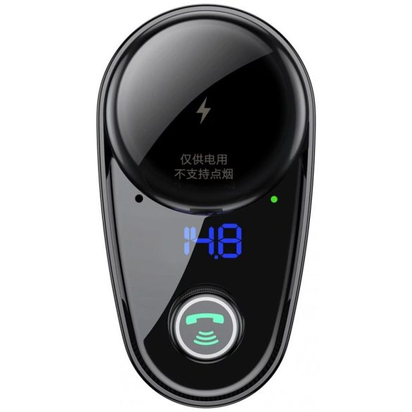 Baseus CCALL-RH01 univerzális autós szivargyújtó töltő és Bluetooth MP3/FM transmitter, 2xUSB, fekete