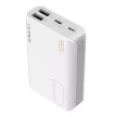 Romoss Sense 4 Mini Powerbank, hordozható külső akkumulátor 2xUSB-A/USB-C/Micro-USB, 10000 mAh, fehér