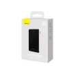 Baseus PPCX000004 Magnetic Bracket Power Bank and Wireless Charger, 10000 mAh, 20W hordozható külső akkumulátor és vezeték nélküli Qi és Magsafe töltő, USB-C/USB-C kábellel, rózsaszín