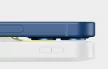 Baseus PPCX010202 Magnetic Bracket Power Bank and Wireless Charger, 10000 mAh, 20W hordozható külső akkumulátor és vezeték nélküli Qi és Magsafe töltő, USB-C/USB-C kábellel, fehér