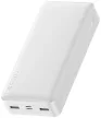 Baseus PPBD050102 Bipow PD Power Bank, hordozható külső akkumulátor 2xUSB/USB-C/micro USB, 20000 mAh, 15W, fehér