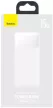 Baseus PPBD050102 Bipow PD Power Bank, hordozható külső akkumulátor 2xUSB/USB-C/micro USB, 20000 mAh, 15W, fehér