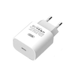   XO L40EU Wall Charger hálózati töltő adapter, USB-C, 18W, 3A, fehér