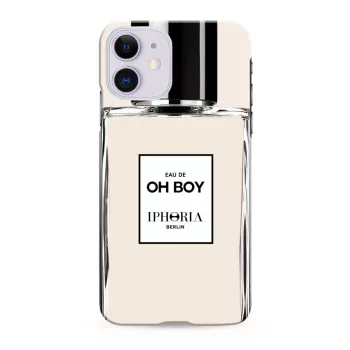   Iphoria iPhone 12/12 Pro Parfum au Portable Oh Boy hátlap, tok, mintás, bézs
