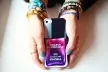 Iphoria iPhone 12/12 Pro Nailpolish Hypnotize hátlap, tok, mintás, színes