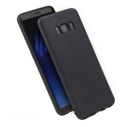   Candy Samsung Galaxy A8 Plus (2018) A730 hátlap, tok, fekete