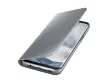 Clear View Case cover Xiaomi Mi 10T Lite 5G oldalranyíló tok, ezüst