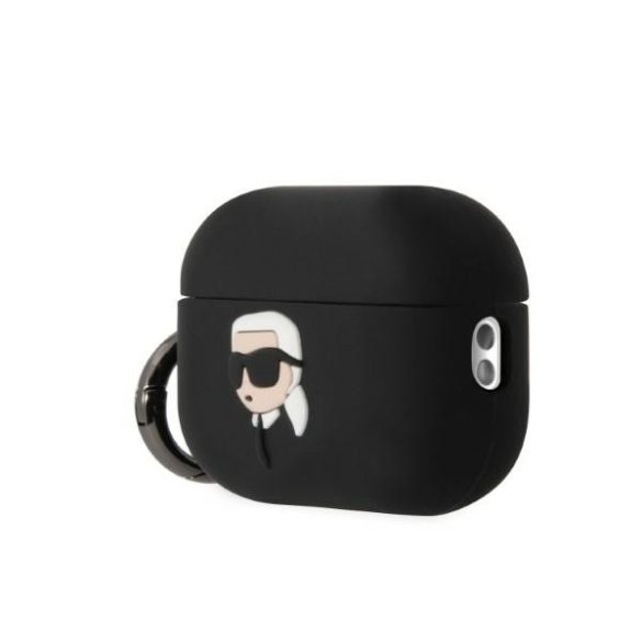 Karl Lagerfeld Airpods Pro 2 Silicone Karl Head 3D (KLAP2RUNIKK) tok, fekete
