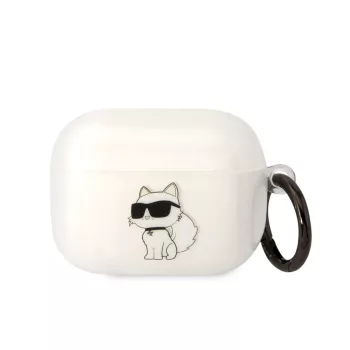   Karl Lagerfeld 3D Logo NFT Choupette TPU Case Airpods Pro (KLAPHNCHTCT) tok, fehér